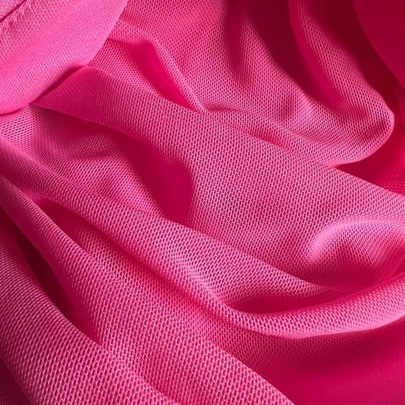 Fashion Nova Mesh Pink Mini Dress NWT - Picture 4 of 5